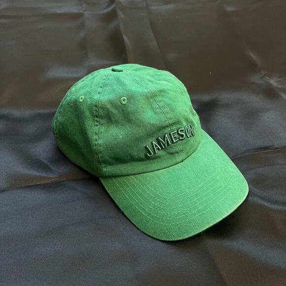 Jameson Irish Whiskey Hat Green Adjustable Strapback Dad Cap Beer Promo Logo - Picture 1 of 6
